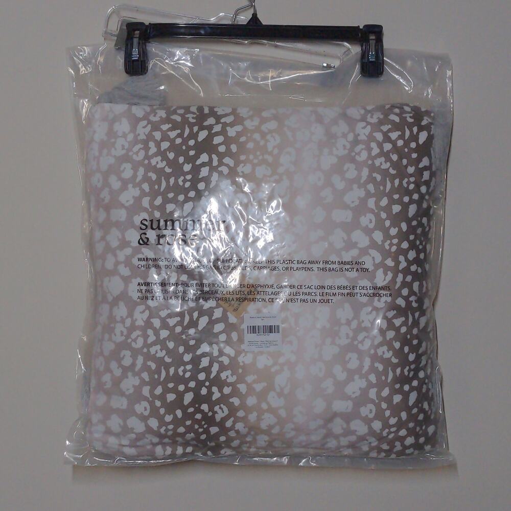 Summer & Rose Melrose Throw Pillow Animal Print Tassels New with Tags (NWT)